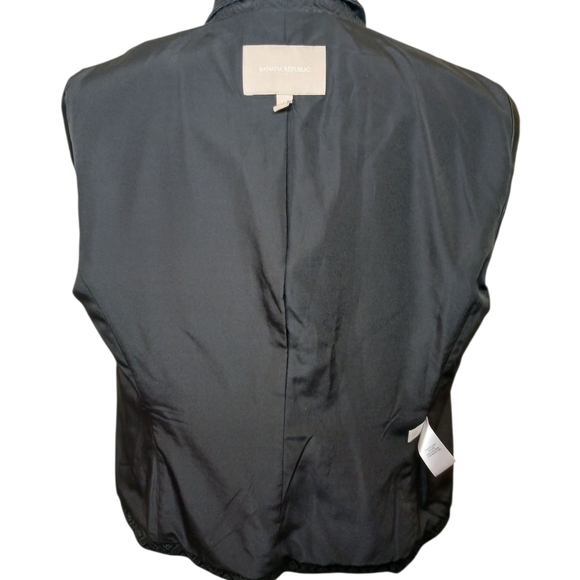 Banana Republic Black Jacquard Blazer Size 14 - Picture 8 of 10